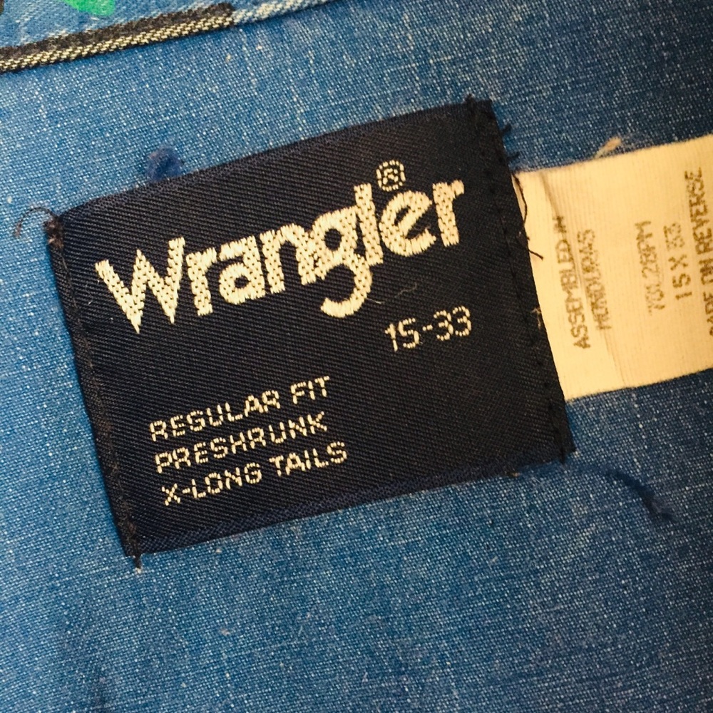 Vintage Patterned Wrangler Button Down - image 2